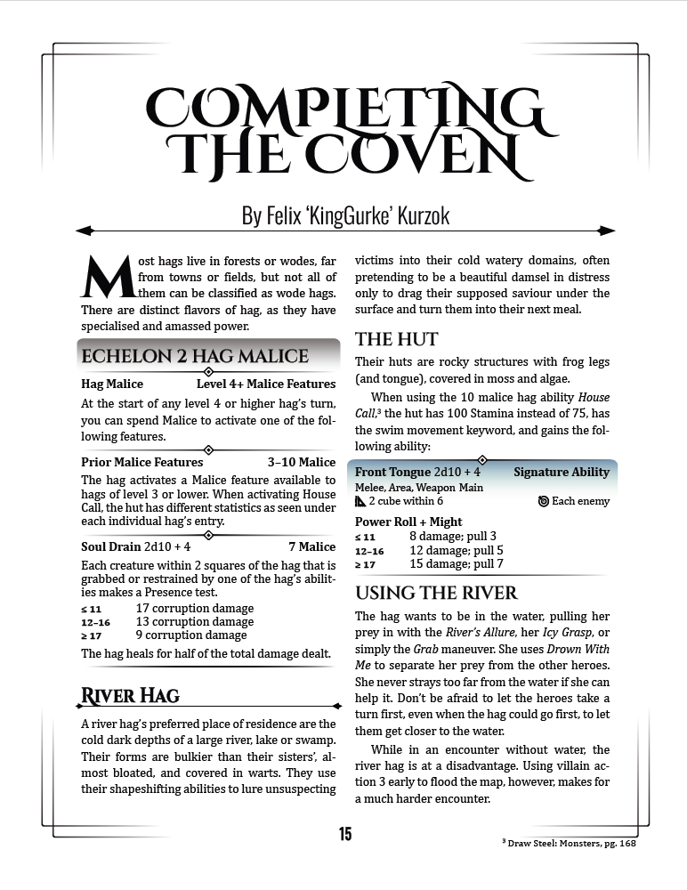 The Blacksmith's Guild Issue #8