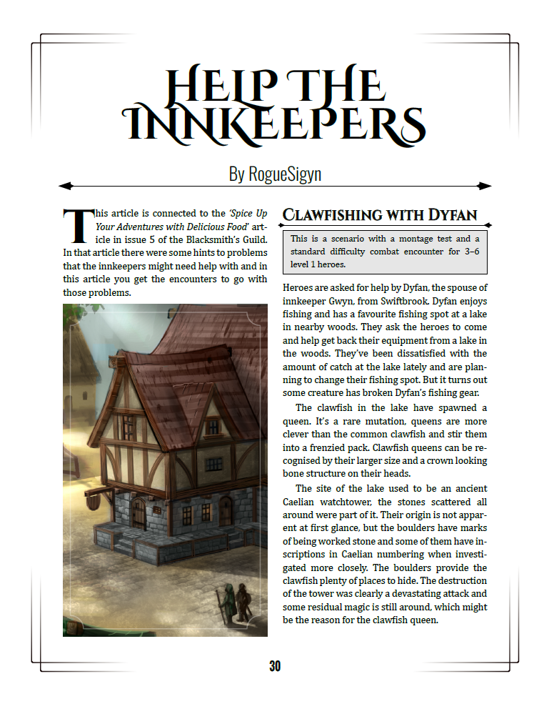 The Blacksmith's Guild Issue #7