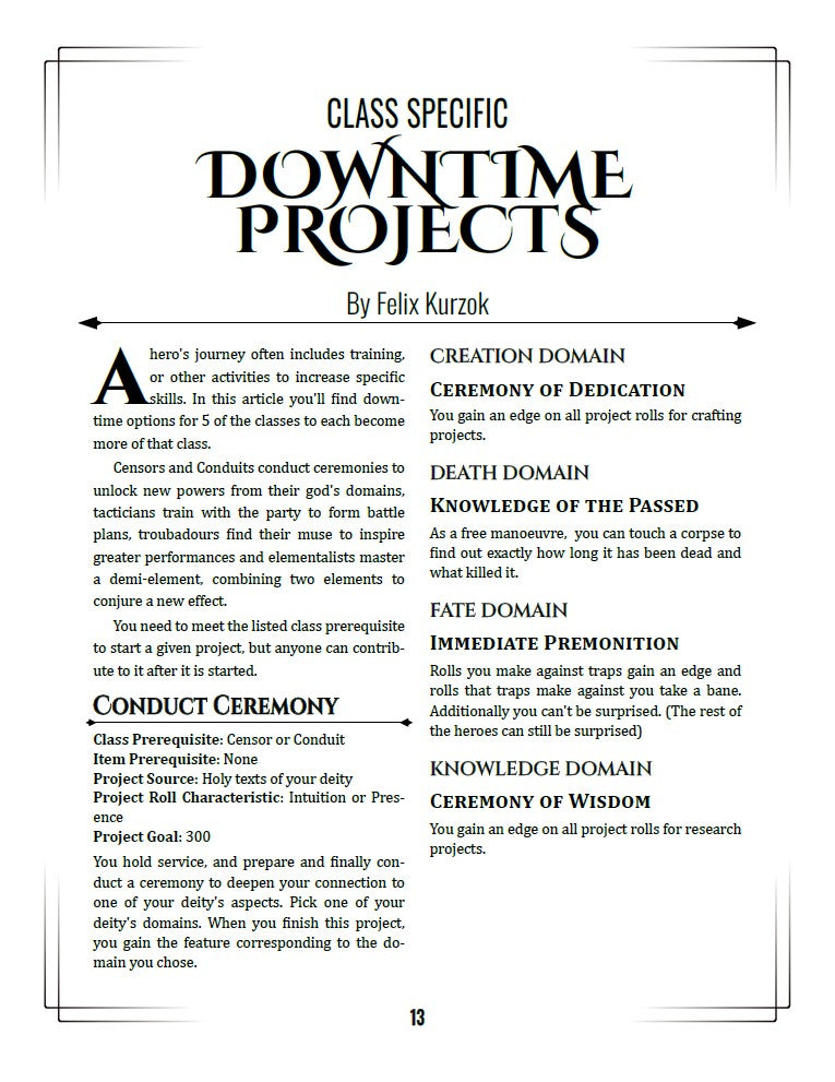 The Blacksmith's Guild Issue #4 PDF+Softcover